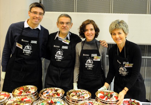 Al lavoro con i cioccolatini