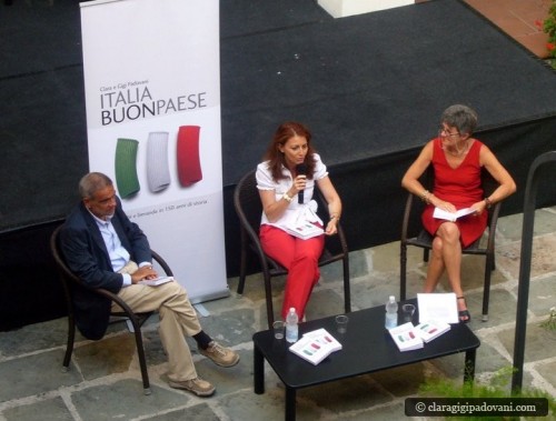 Antonella Giuzio, con Clara e Gigi Padovani