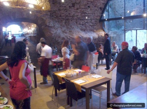 La sala dell'Enoteca della Fortezza di Portoferraio