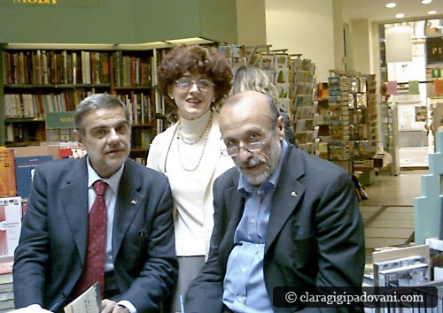 Clara, Gigi e Carlin a Milano. 2005