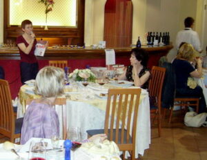 Clara durante la presentazione