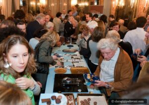 Il buffet  nella Sala degli Specchi