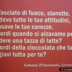 Gabriele D'Annunzio e il cioccolato