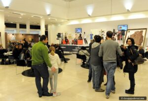 La “piazzetta” del Salon du Chocolat