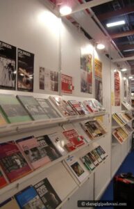 I libri esposti nel padiglione italiano a Taipei per la Fiera internazionale del libro TIBE