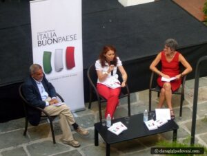 Antonella Giuzio, con Clara e Gigi Padovani