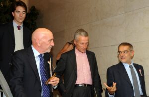 Verso la sala Agnelli