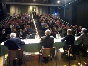 La Sala del Lavatoio gremita di pubblico