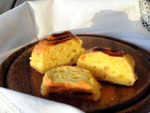 La focaccia salata al formaggio di Orvieto