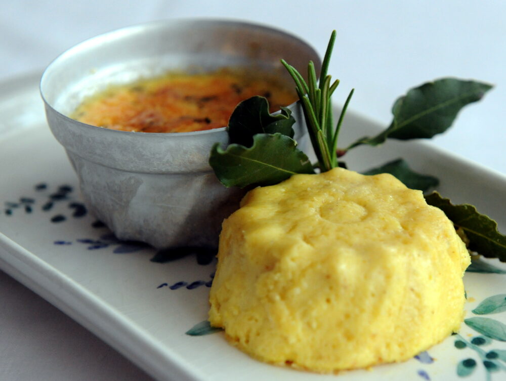 La tartrà, un soffice budino salato del Monferrato