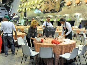 cena banco alimentare 2012 sparecchiare