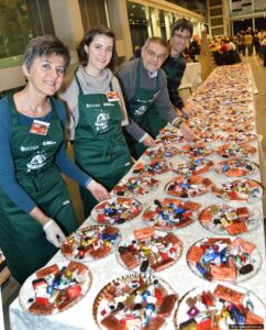 cena banco alimentare 2012 clara gigi alice diego