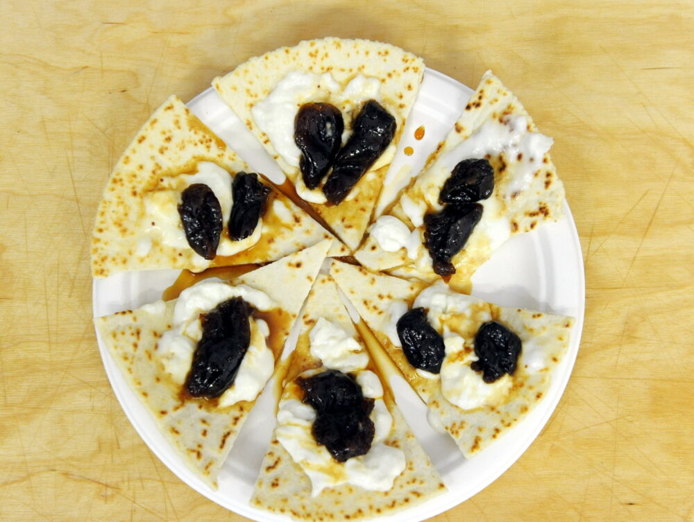 La piadina romagnola con i fichi