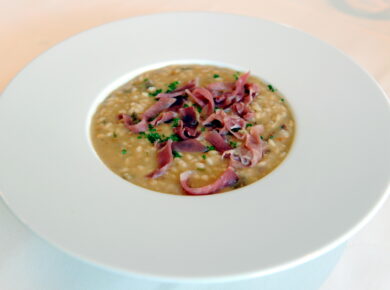 Il risotto di Maria Luigia con i funghi