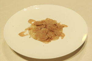 Risotto con acciughe e tartufo