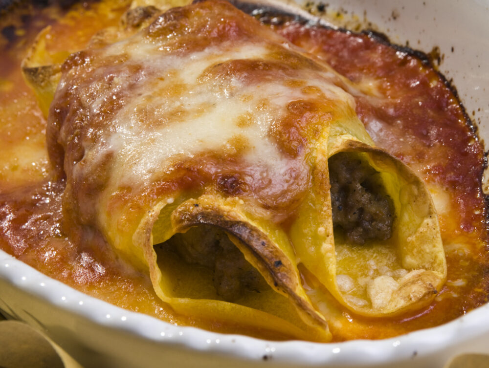 I cannelloni della Sora Maria al pasticcio di vitellone