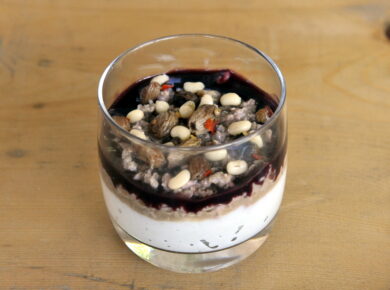 La panissa di Davide Oldani con riso Acquerello