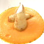 Crema di carote con i calamari: anti-aging