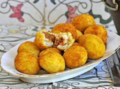 L’arancina al ragù come si fa a Palermo